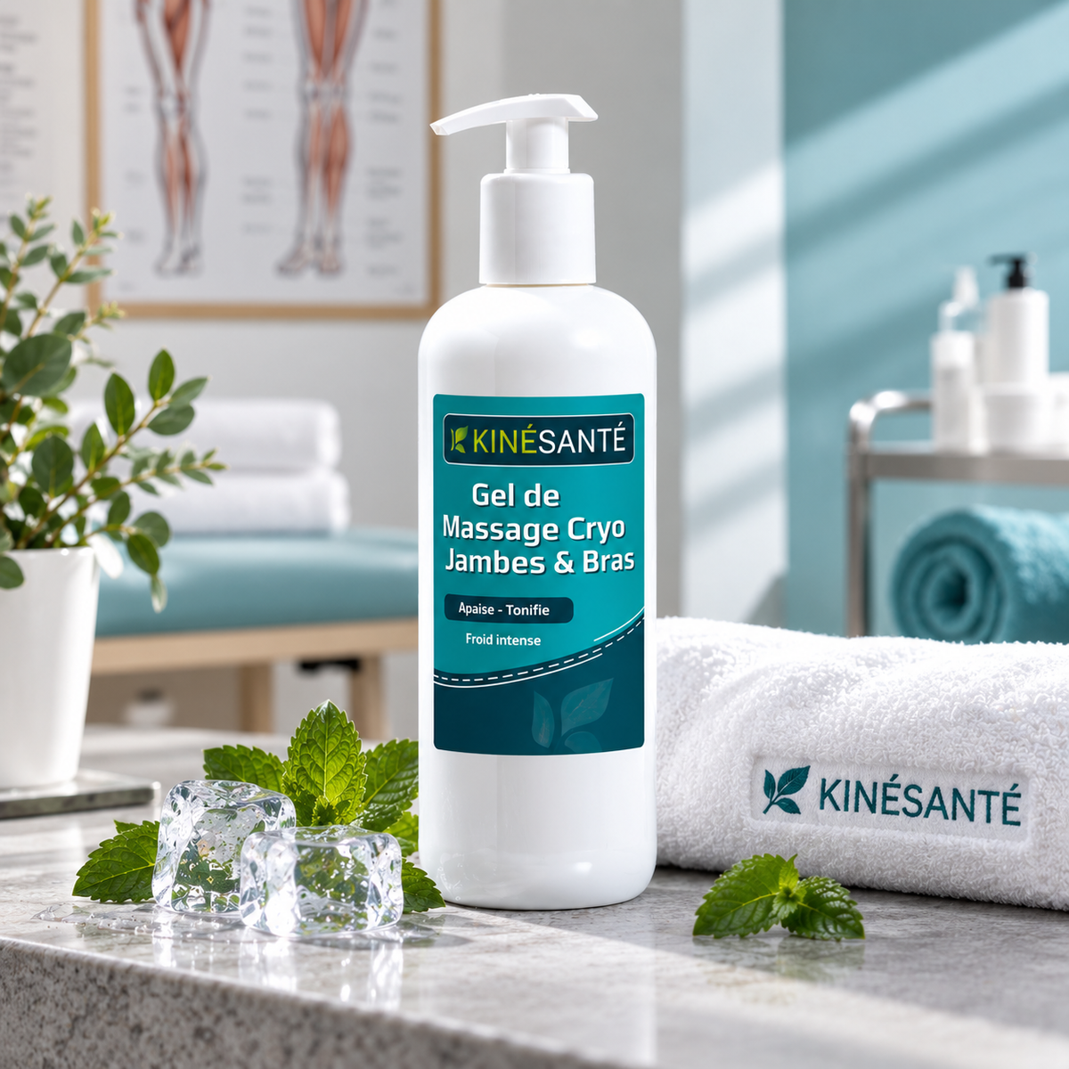 Gel de massage Cryo Jambes & Bras 500 ml