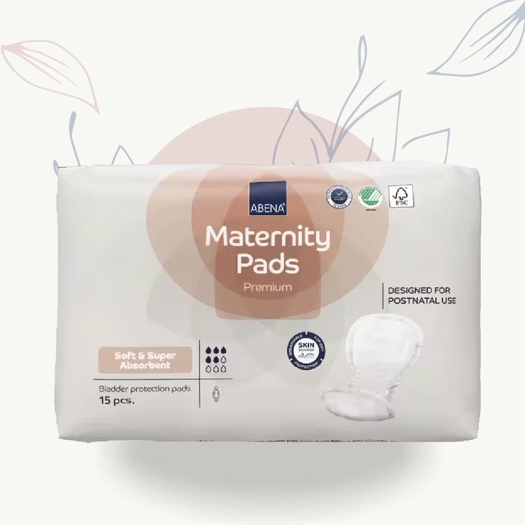 Serviettes d'hygiène post-partum ABENA, douces et ultra-absorbantes, pour le bien-être féminin après l'accouchement