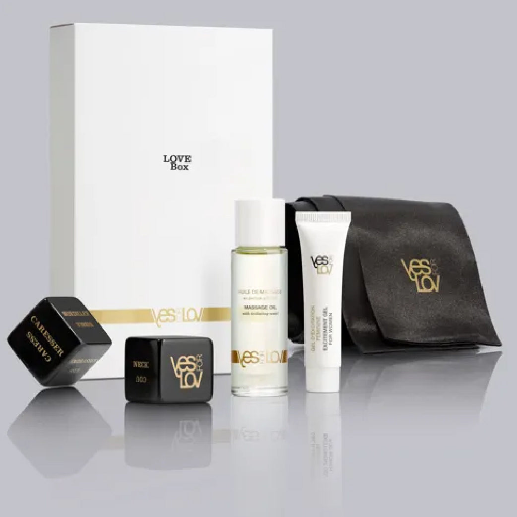 Coffret de soins intimes pour femmes avec huile de massage et gel d'excitation, idéal pour le bien-être féminin
