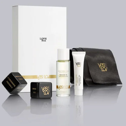 Coffret de soins intimes pour femmes avec huile de massage et gel d'excitation, idéal pour le bien-être féminin