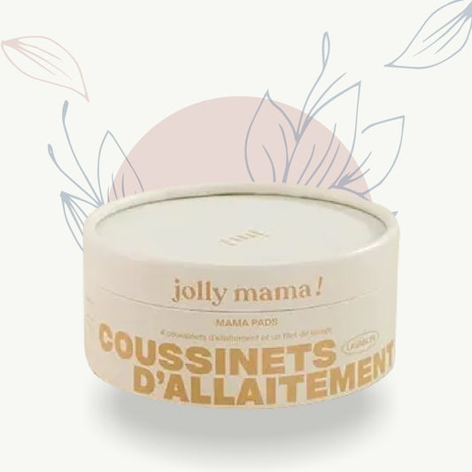 Coussinets d'allaitement Jolly Mama pour confort maternité et soin bébé