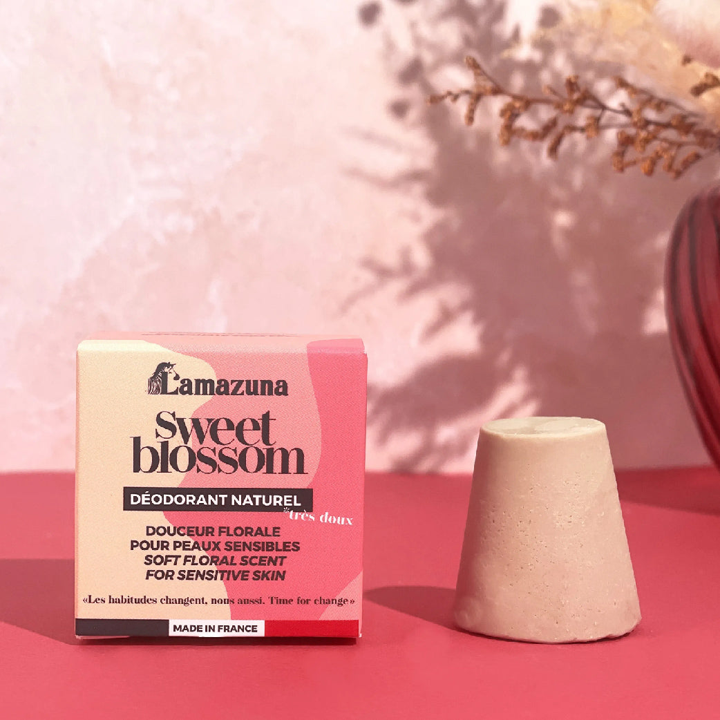 Déodorant solide BIO Peau sensible – Douceur florale