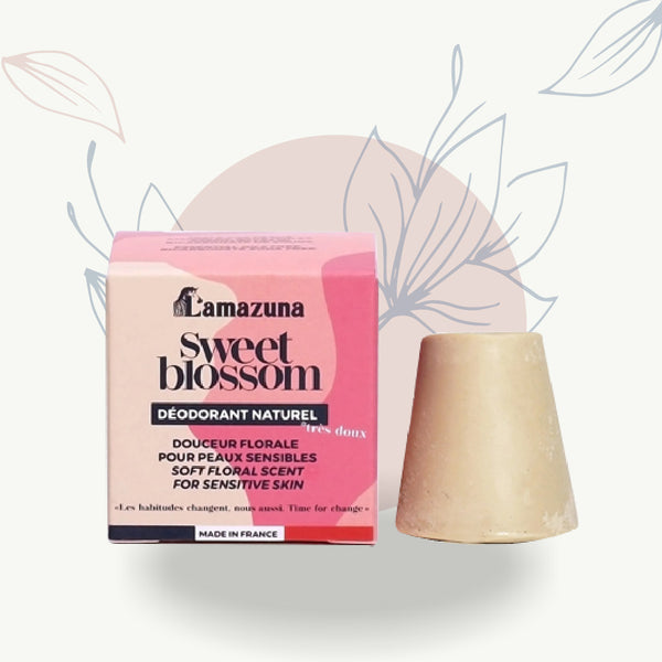 Déodorant solide BIO Peau sensible – Douceur florale
