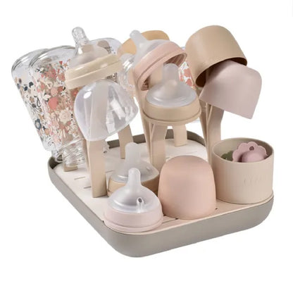 Organisateur de biberons et accessoires pour bébé, idéal pour maternité et soins post-partum
