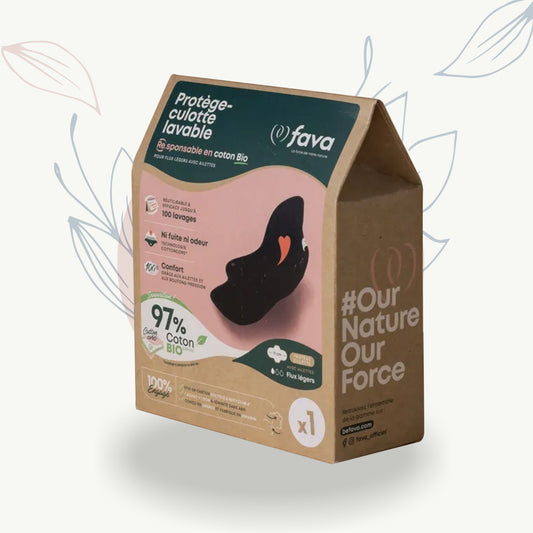 Protège-Slip Lavable en Coton Bio