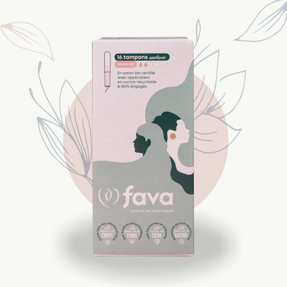 Tampons Bio avec Applicateur Carton – Régulier