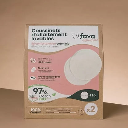 Kit Maternité FAVA MumCare – Trousse, Coussinets d’Allaitement & Serviettes Post-Partum