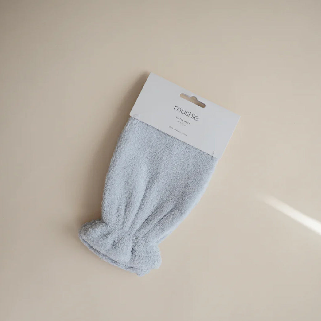 Gant de toilette en coton bio pour soins intimes et bien-être féminin, doux et naturel