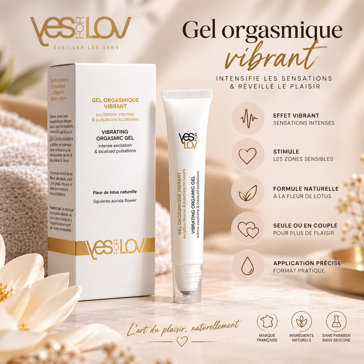 Gel Orgasmique Vibrant