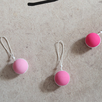 Boules de Kegel roses pour le bien-être intime féminin, post-partum et allaitement