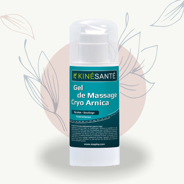 Gel de massage Cryo Arnica pour soulagement intense, apaisement musculaire et bien-être féminin