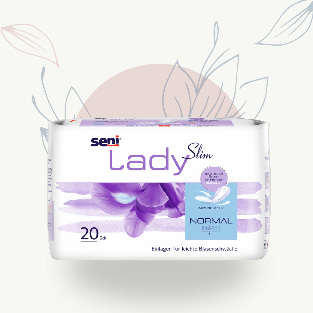 Serviettes hygiéniques Lady Slim Normal pour fuites urinaires légères, 20 unités, soin intime femme