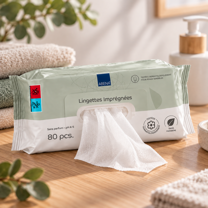 Lingettes Imprégnées - ABENA