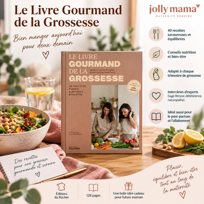 Le Livre Gourmand de la Grossesse Jolly Mama – 40 Recettes
