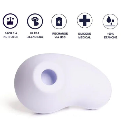 Stimulateur intime en silicone médical, rechargeable USB, ultra silencieux et étanche pour bien-être féminin