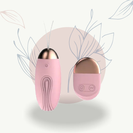 Stimulateur intime rose et doré pour bien-être féminin, design ergonomique et discret