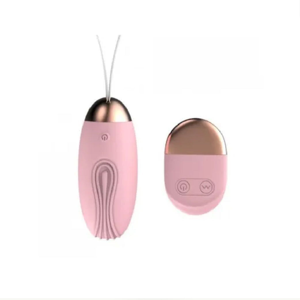 Stimulateur intime rose et doré pour bien-être féminin, design ergonomique et discret