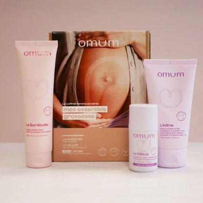 Coffret Mes Essentiels Grossesse Omum – 3 soins bio pour future maman