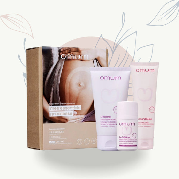 Coffret Mes Essentiels Grossesse Omum – 3 soins bio pour future maman