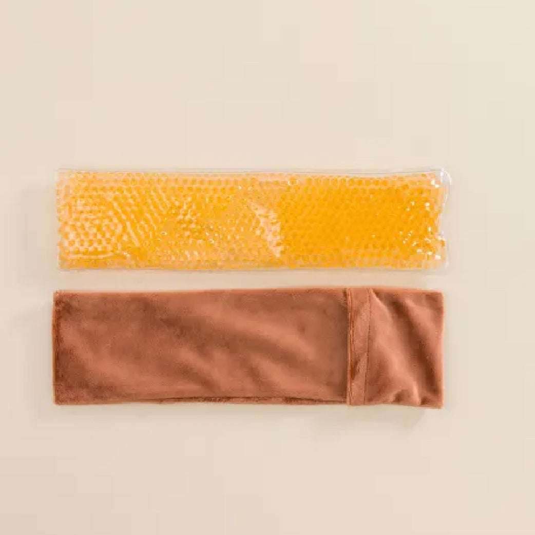 Coussin de soulagement post-partum avec gel chaud/froid et housse velours douce pour bien-être féminin