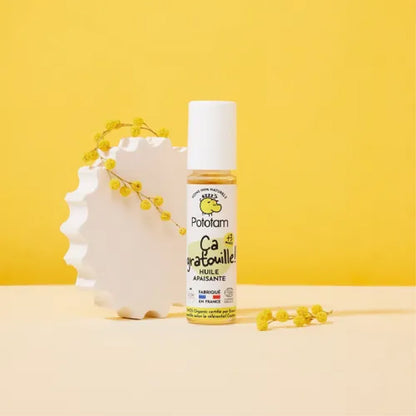 Huile apaisante Pototam pour bébé, soin naturel fabriqué en France, idéale pour le bien-être infantile