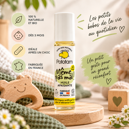 Huile Apaisante Roll-on Après chute "Même Pas Mal"