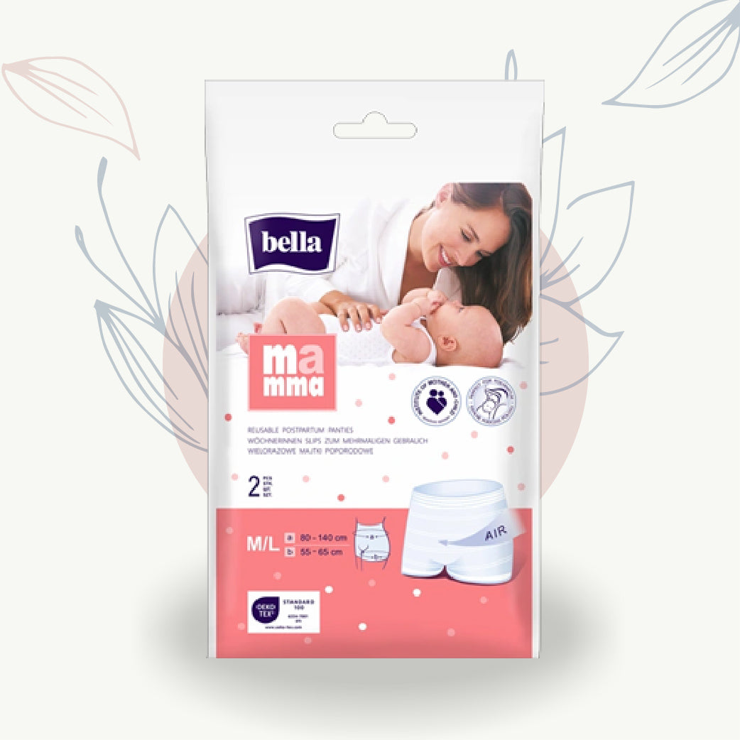 Culottes réutilisables post-partum Bella Mamma pour confort et bien-être maternel