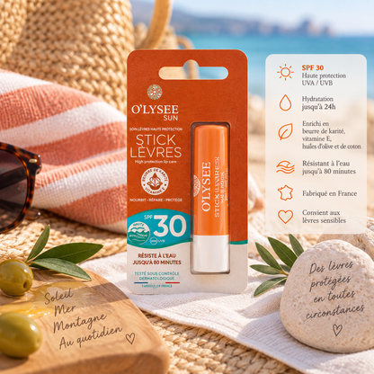 Stick Lèvres Solaire Haute Protection SPF30