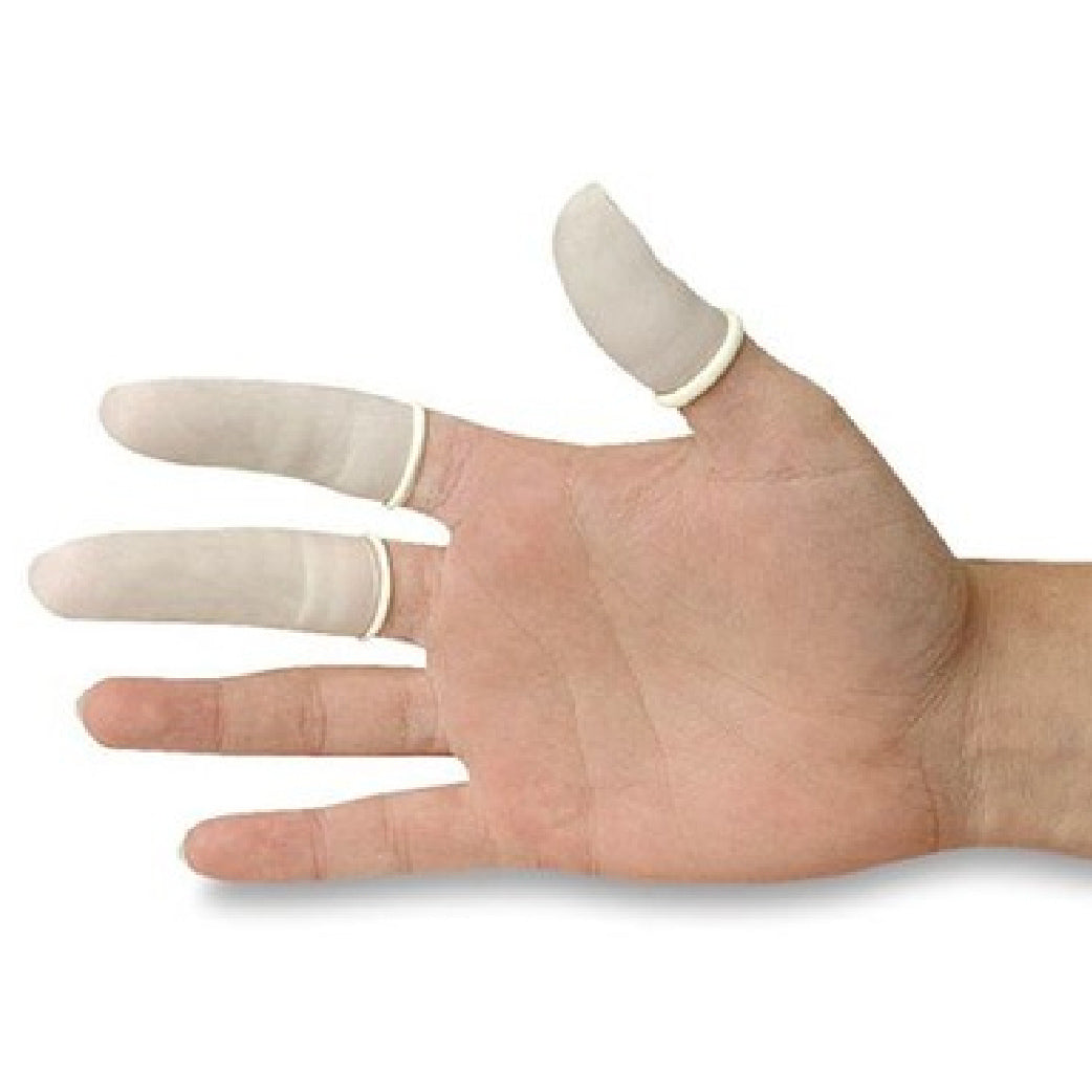Doigtiers Roulés en Latex - Usage Unique (100pcs)